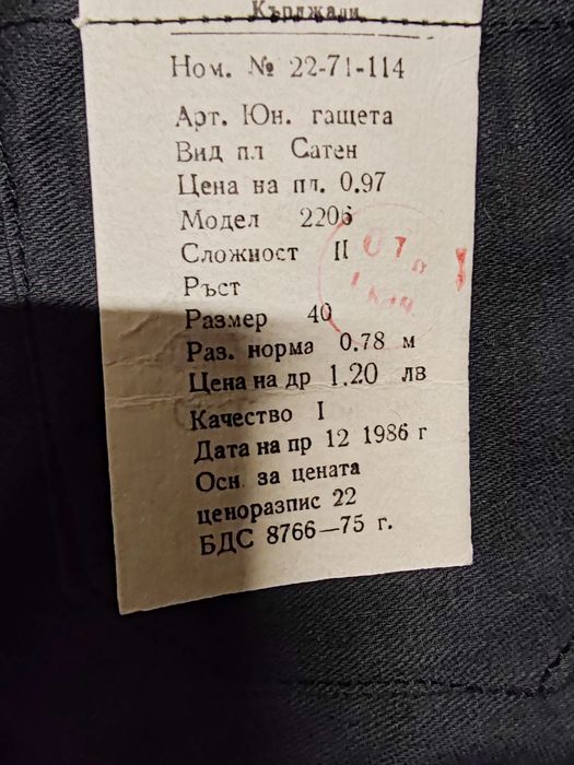 Неупотребявани юношески гащета