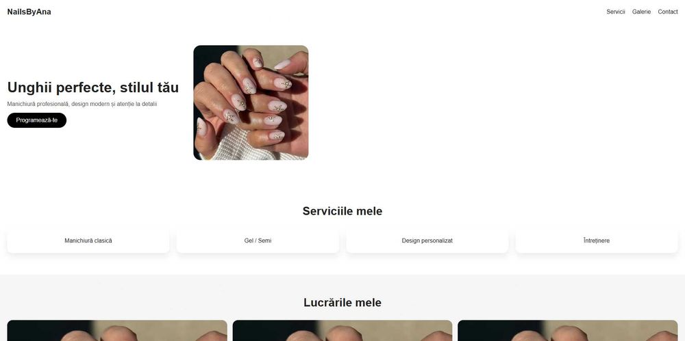 Realizare site-uri web personalizate | HTML/CSS responsive