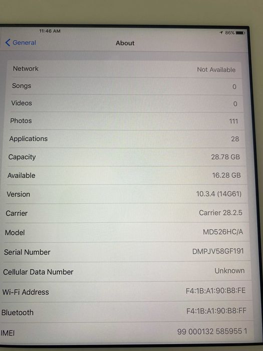 Apple iPad 4 A 1460 Celular