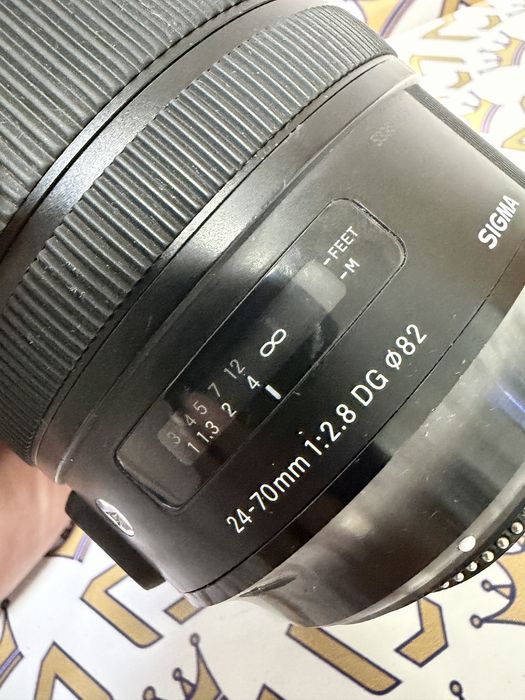 Obiectiv Sigma 24-70mm 1:2.8 DG 82 (Nikon)