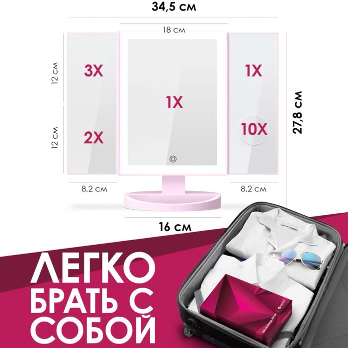 Косметическое led зеркало