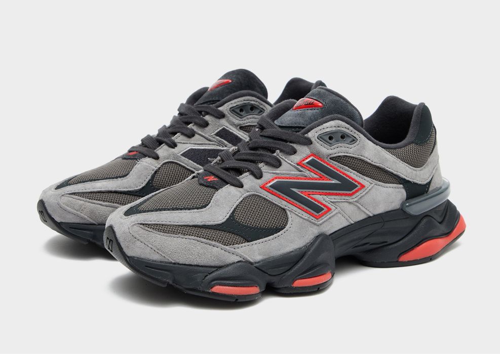 New Balance 9060 Gray Black Red