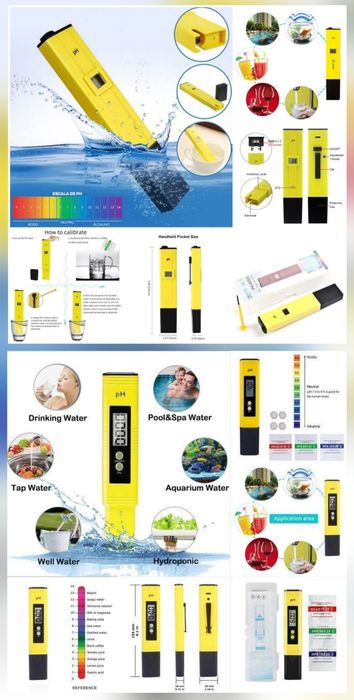 Smart Bluetooth Сув Анализатори BLE-C600 — PH/EC/TDS/SALT/ORP/S.G/TEMP