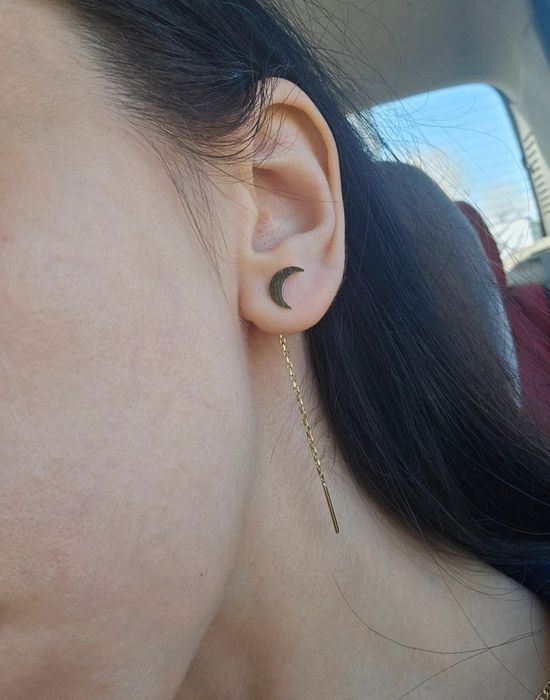 Vand cercei aur 14k