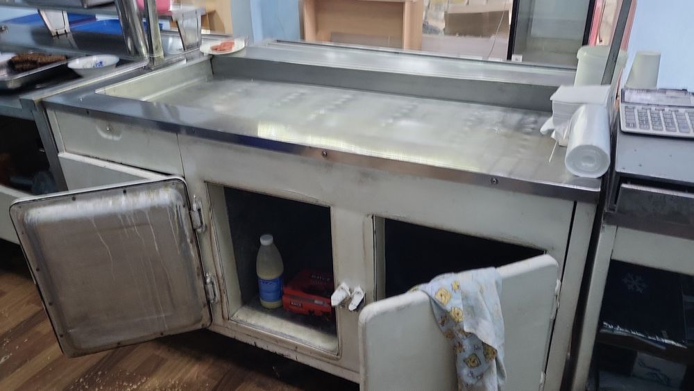 Горизонтальный холодильник для рыбы