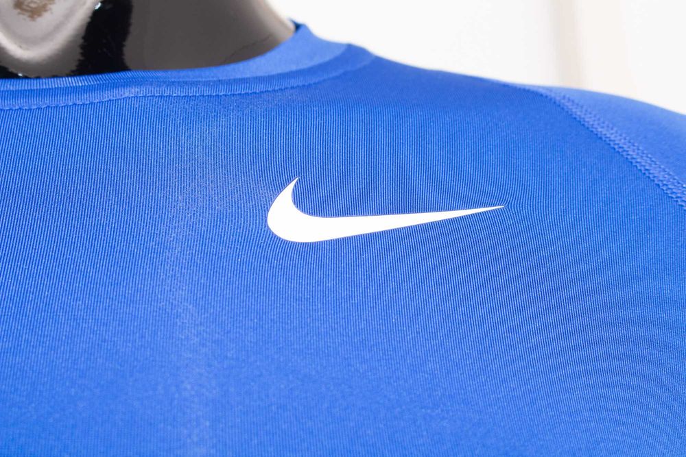Nike Pro Compression оригинална мъжка блуза синя Dri Fit дълъг ръкав М