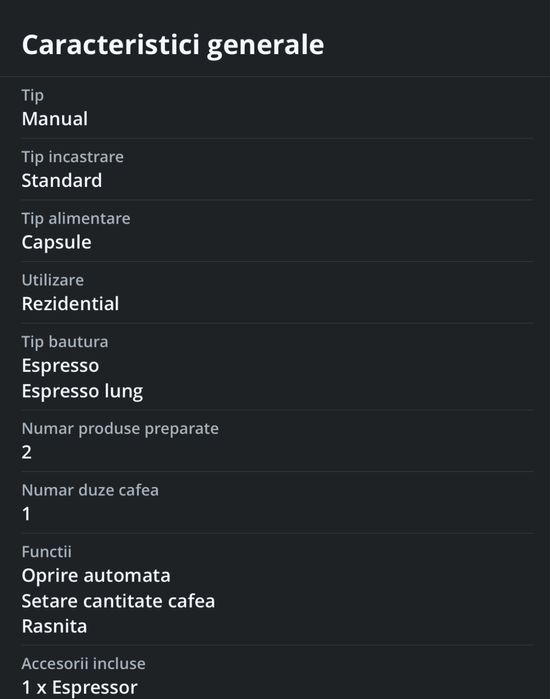 Espressor Nesprsso  Krups