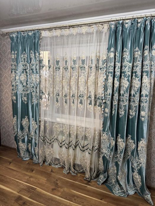 Шторы и Тюль в отличном состоянии