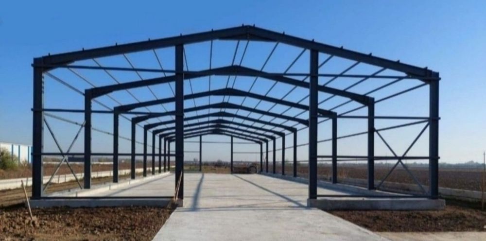 Hale metalice / structuri metalice garaje modulare