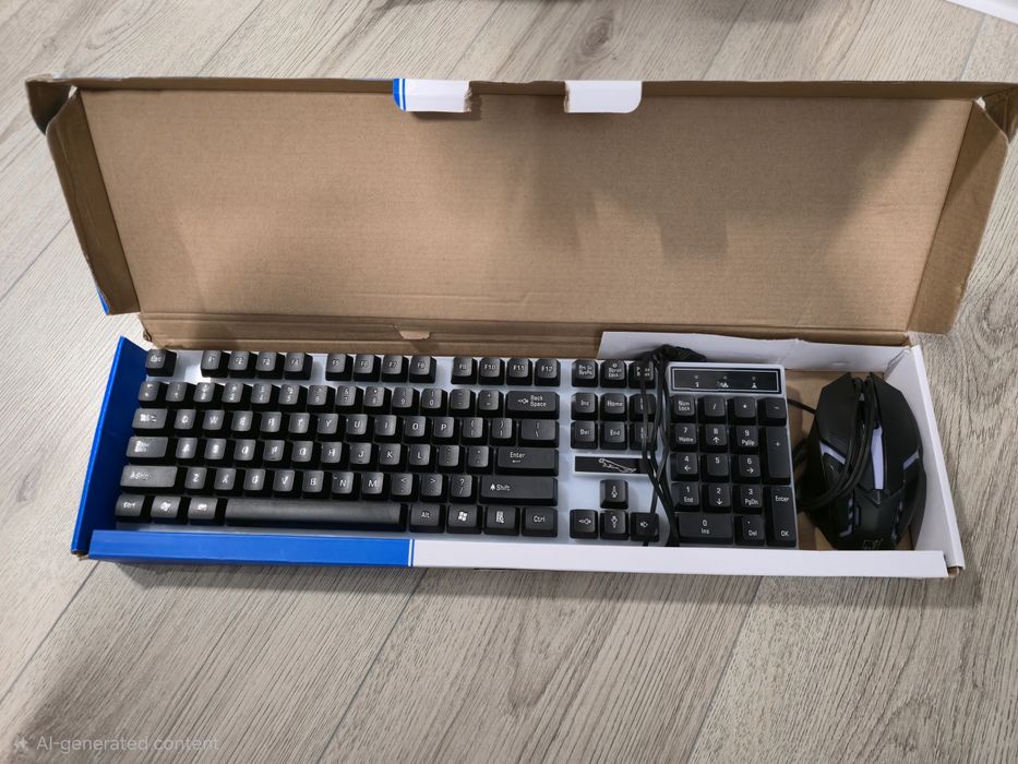 Set  Tastatură şi Mouse G21B - Iluminat RGB