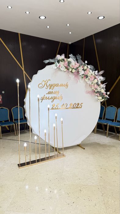 Аренда шатра посуды стол стульев