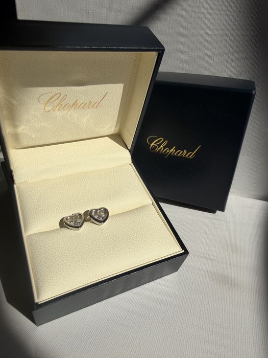 Обеци нови Chopard happy diamonds