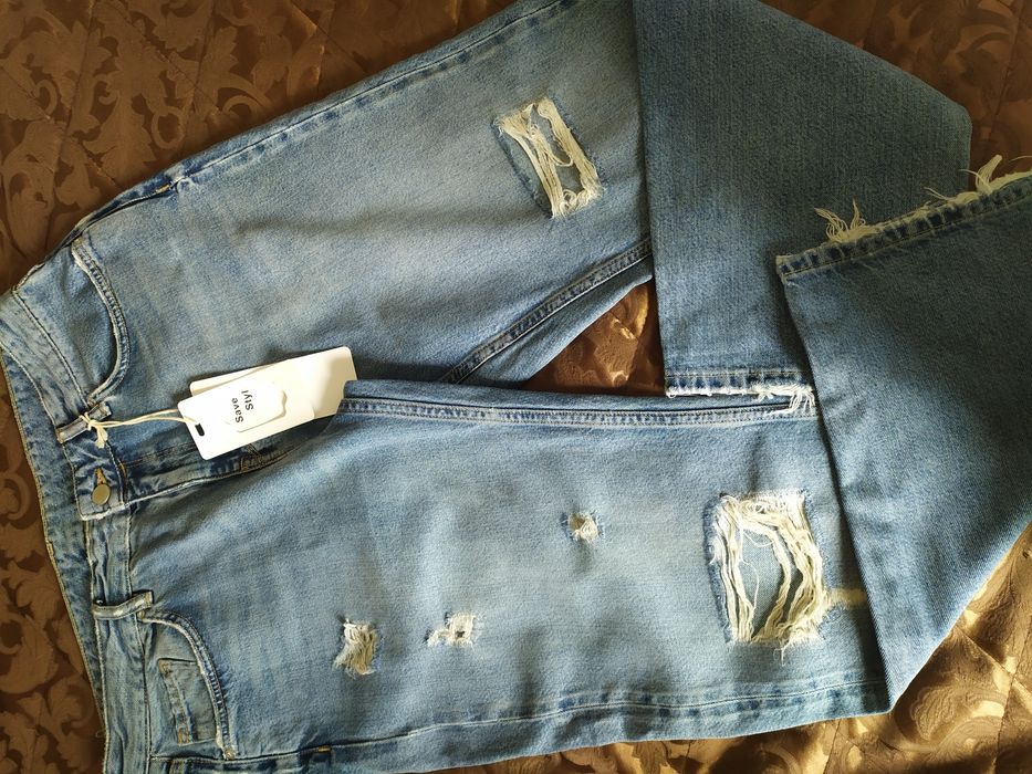 All Saints Дамски накъсани дънки.