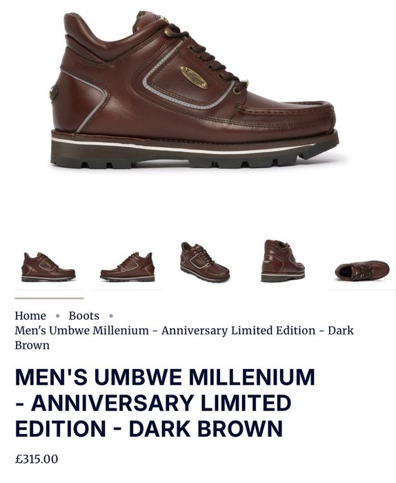 Мъжки кожени боти Rockport Umbwe Millenium Limited edition