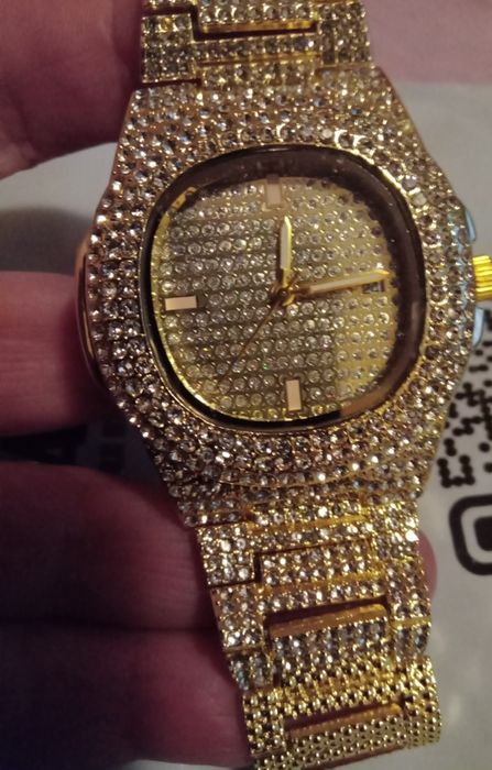 Ceas Otel Inoxidabil cu Strasuri Dama și Barbati Nou