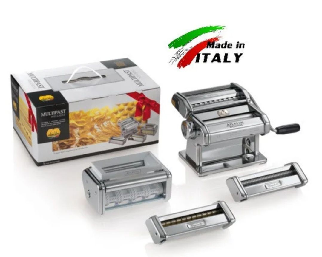 Лапшарезка тестораскатка+пельменница Marcato Multipast Made in Italy ...