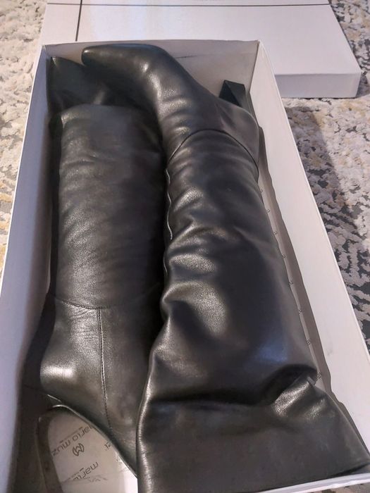 Сапоги кожаные 40 р