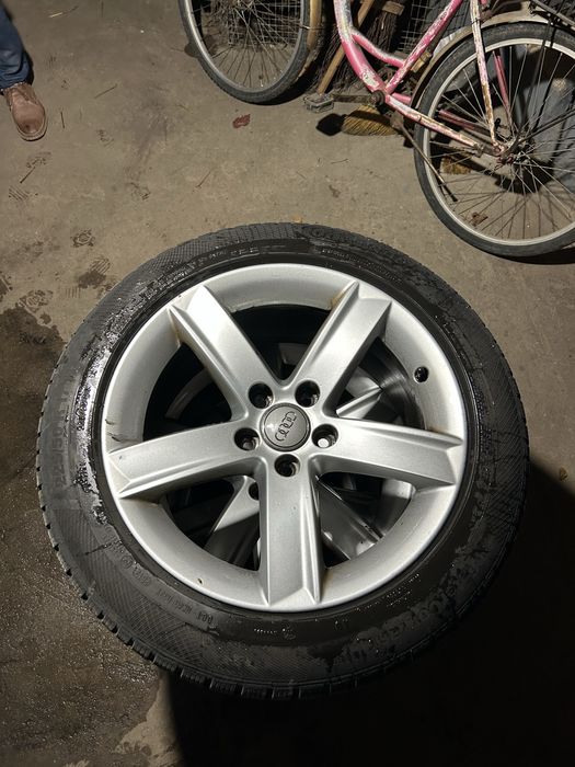 Jante Originale Audi R17 cu cauciucuri de iarna