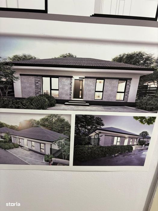 Casa parter 4 camere Magurele-Varteju 2 bai 500 mpteren inc pardoseala