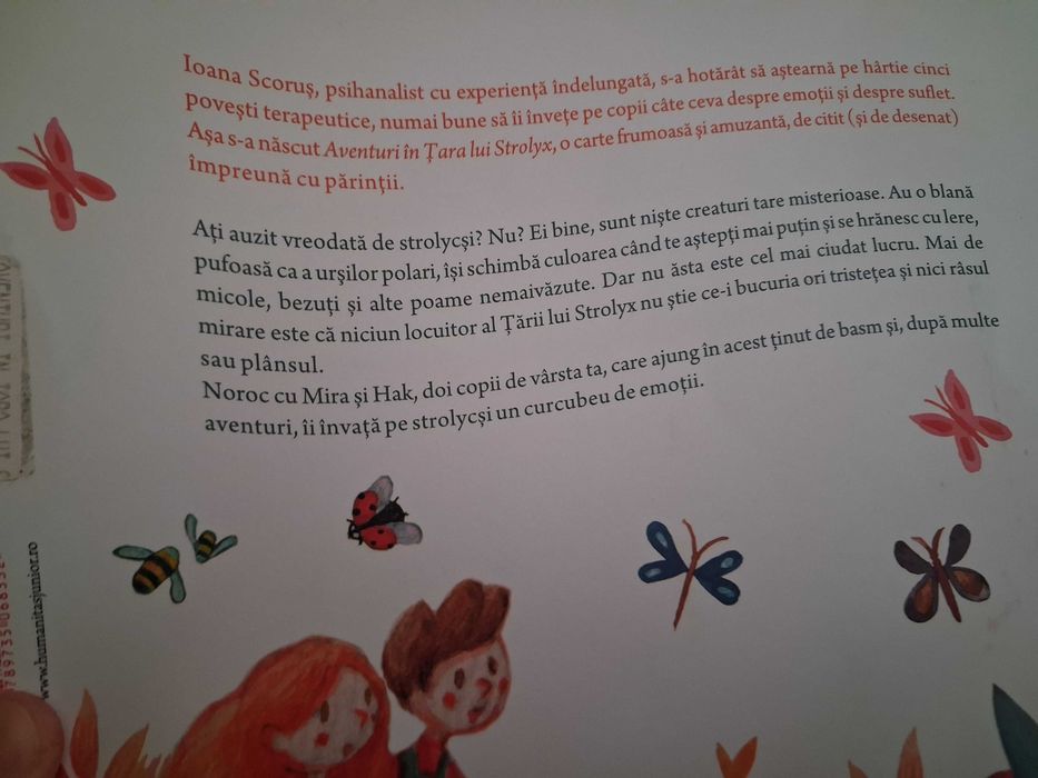 Aventuri in tara lui Strolyx. Prima mea carte despre emotii