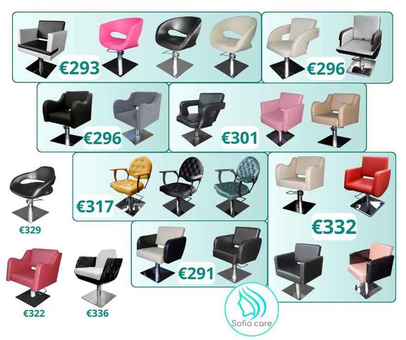 фризьорско Козметично оборудване бюро за маникюр педикюр стол кушетки