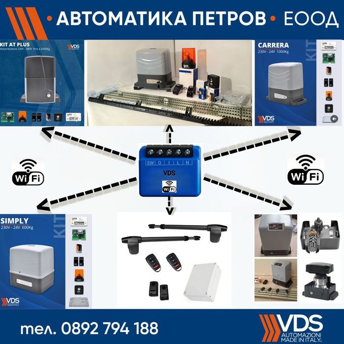 Италианска Автоматика за плъзгащи врати 600кг
