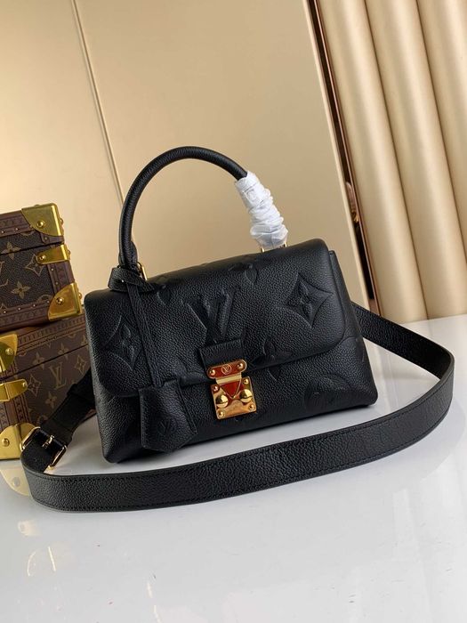Geanta Louis Vuitton Madeleine BB, 24cm full black, tip Premium