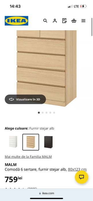 Comoda noua Ikea