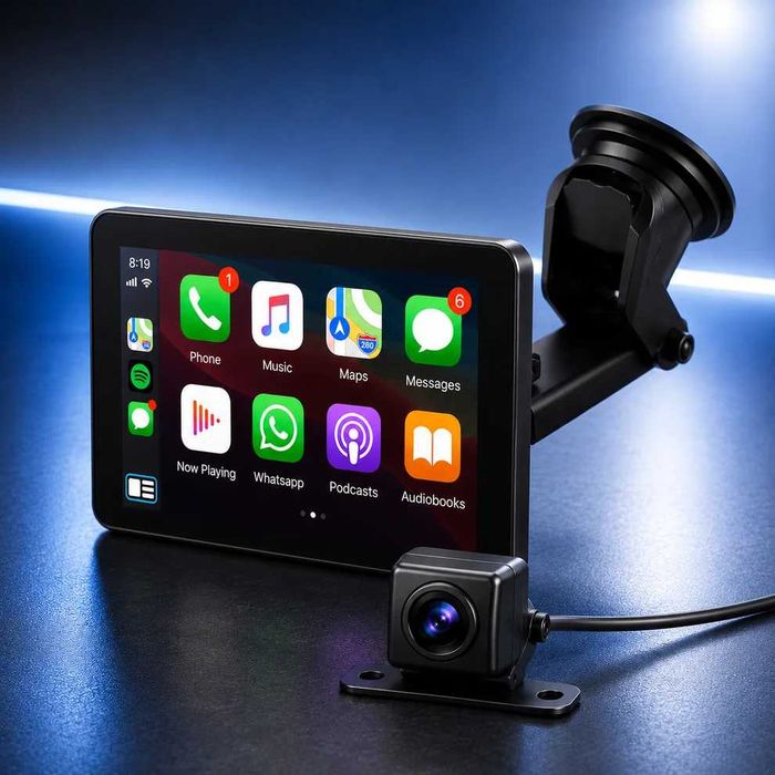 Navigație Auto Universală 7 inch, Apple CarPlay și Android Auto
