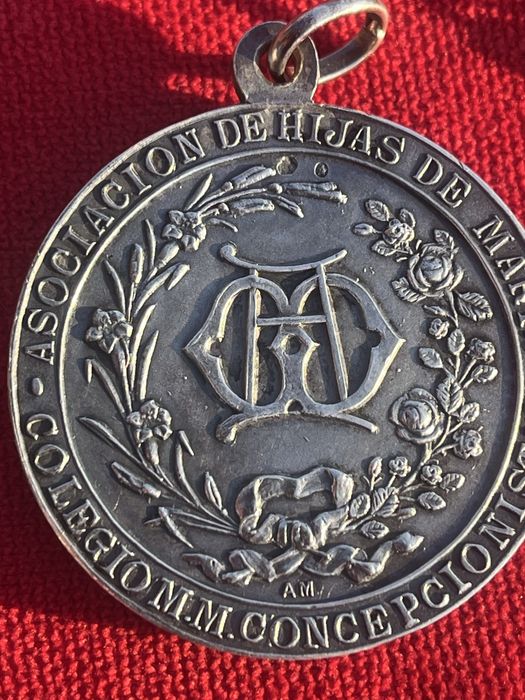 Medalion religios din argint