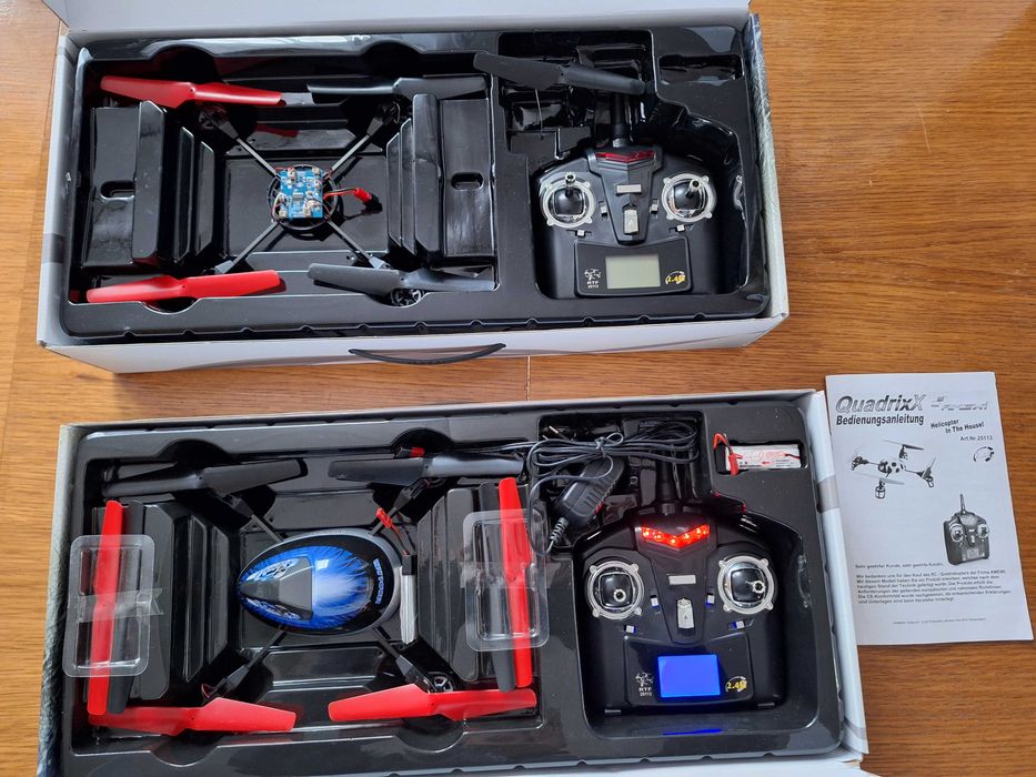 Două seturi de drone telecomandate Quadrix