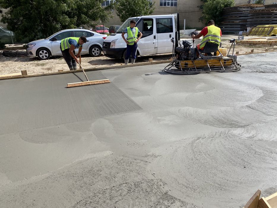 Beton finisat si elicopterizat mecanic