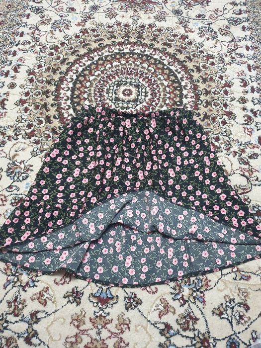 Юбка женская в цветочек