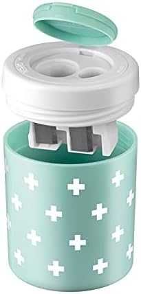 Двойна острилка с антибактериален резервоар Milan, механична. Розова