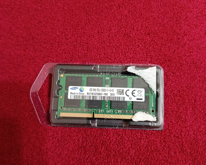 Продаю полностью новую рабочую ОЗУ ddr3l для ноутбука
