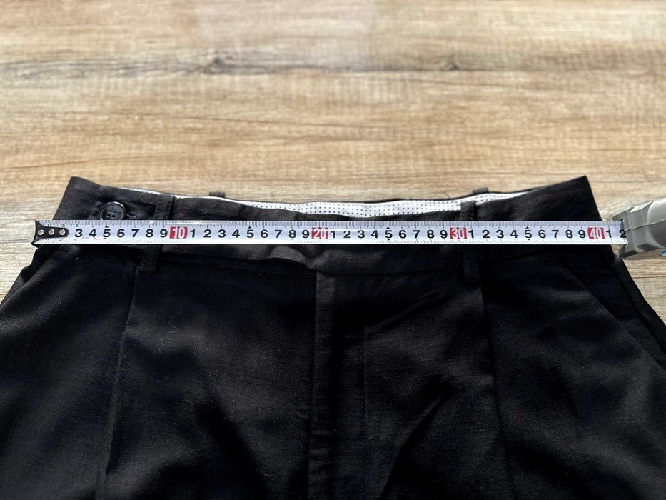 Брюки палаццо жен Zara черн, размер L (48)