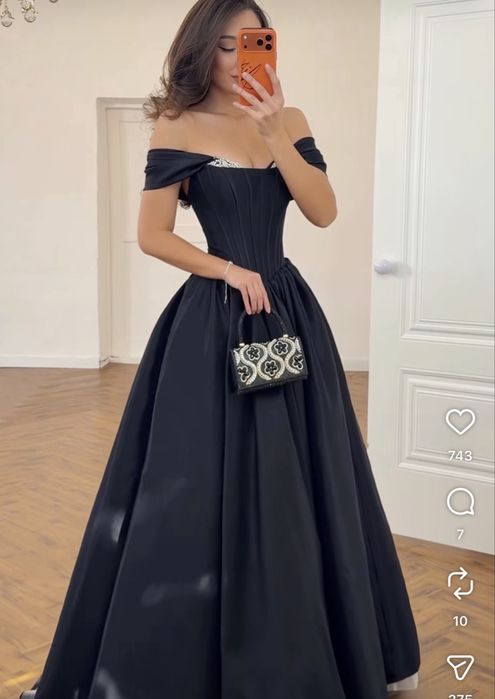 Пышное платье в пол