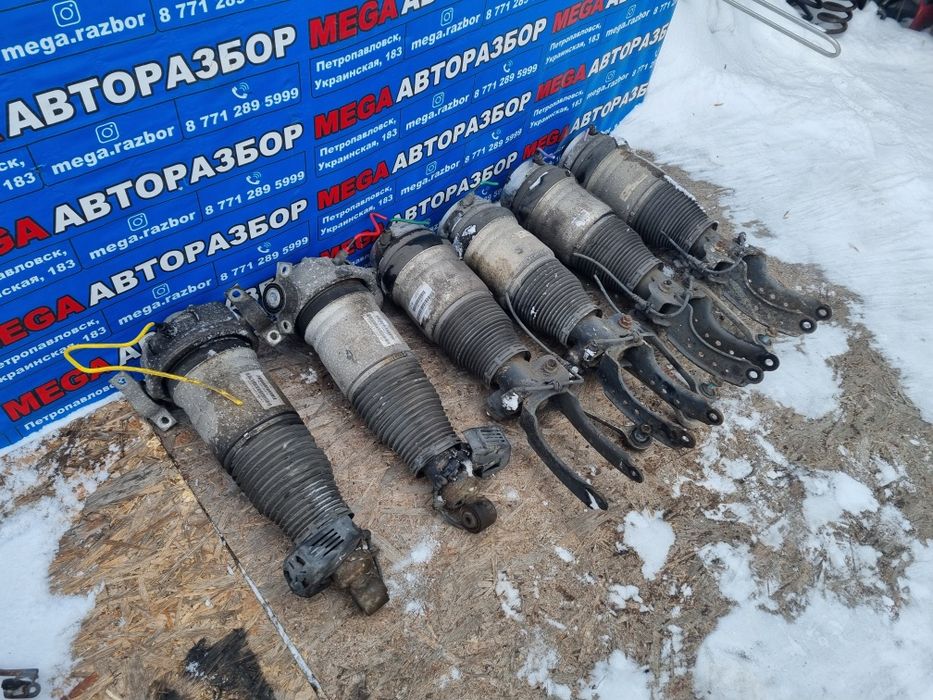 Пневмобалоны на Porsche Cayenne.