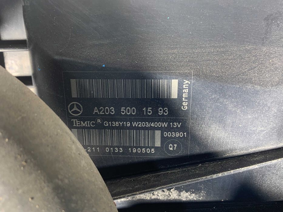 Воден Климатичен радиатор Интеркулер Перка Дифузьор Mercedes W203 2.2