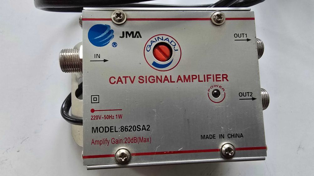 Gainadj - Amplificator și splitter de semnal catv jma