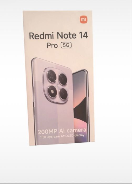 Xiaomi Redmi Note 14 Pro 5G, 512GB, 12GB RAM, Black