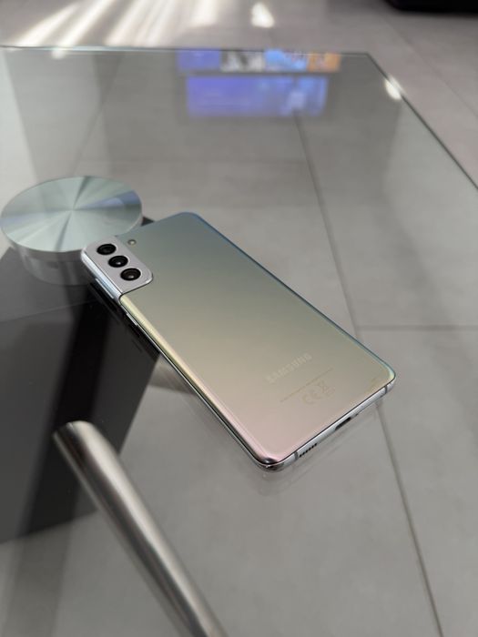 Samsung S21 Plus 5G phantom silver 256GB • IMPECABIL • neverlocked