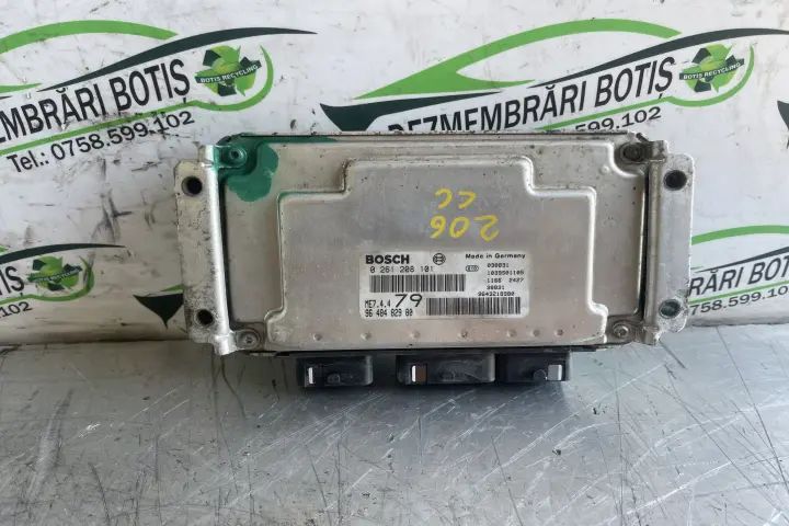Calculator motor ECU 0 261 208 101 Peugeot 206 2003 1.6 MT (109 hp)