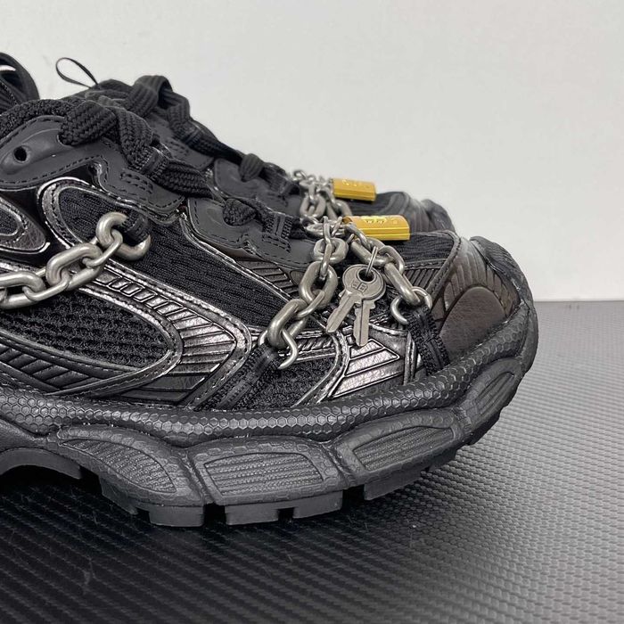 Balenciaga 3XL Sneaker With Chains And Charms Black