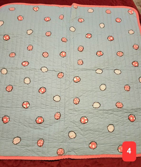 Plapuma/patura bebe copil bumbac finet camera carucior