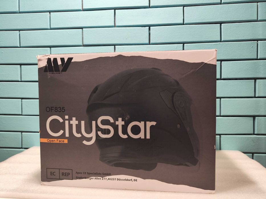 MY-835 джет каска с визьор, ECE 22.06, матово черна, M N5