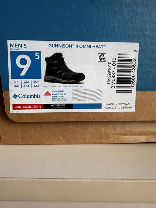Продам зимние кроссовки оригинал “Columbia”