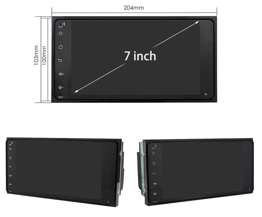 Мултимедия 7" Android 14 за Toyota RAV4 навигация GPS RDS DSP Carplay