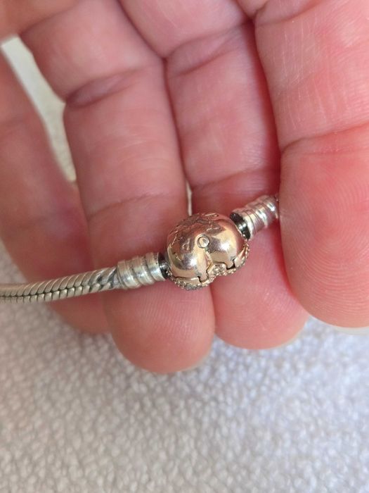 Brățară Pandora Inimă cu Pavé  17 cm