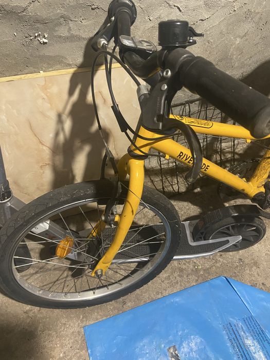 Bicicleta copil galbena